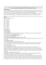 Shawbury March 2020 DRAFT minutes